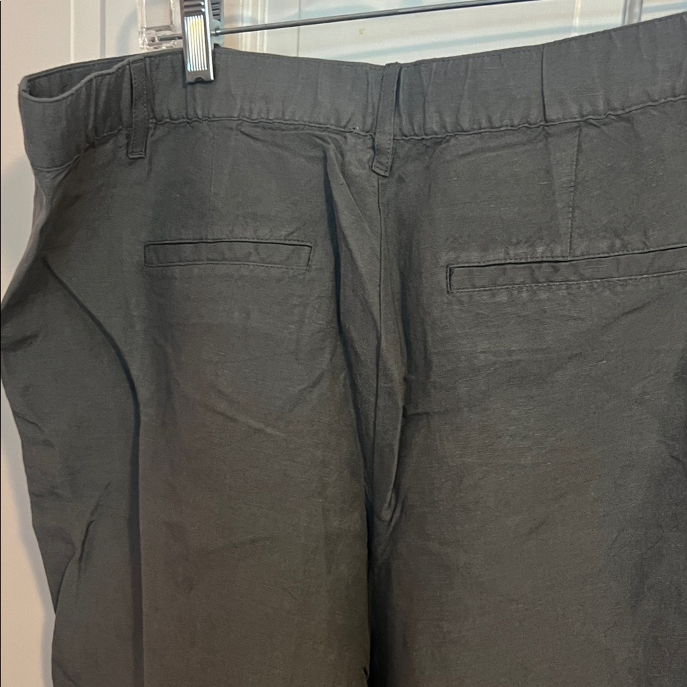 NWT J. Jill grey linen shorts - Picture 4 of 6